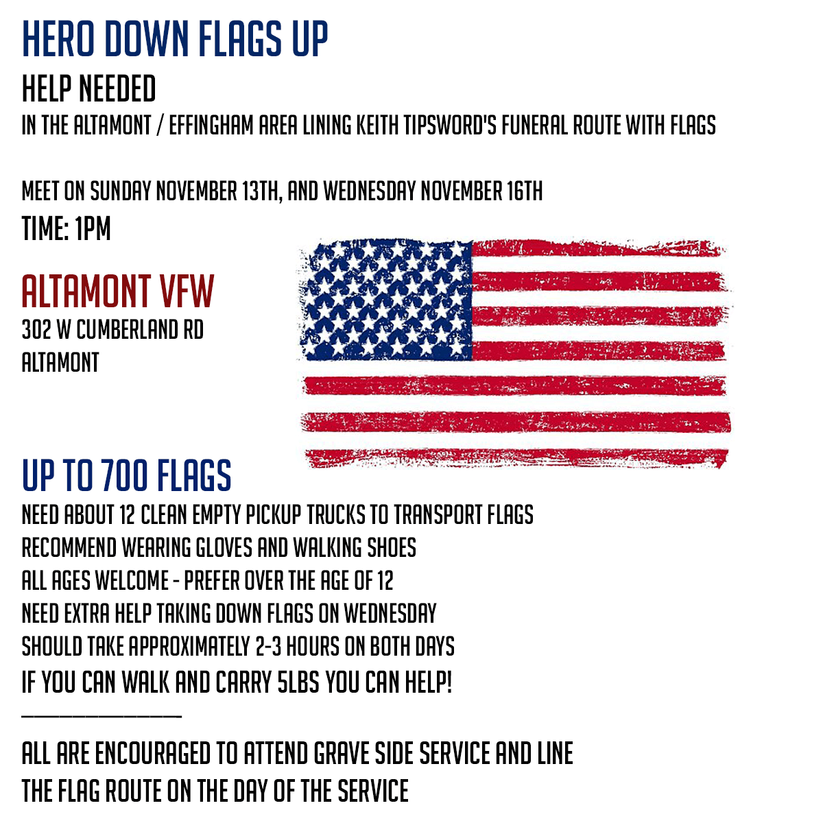 Keith Tipsword FLAGS 2022