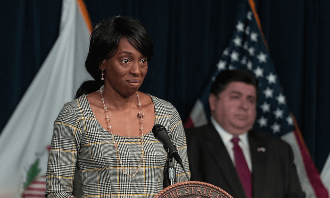 Pritzker and Dr Ezike 2021