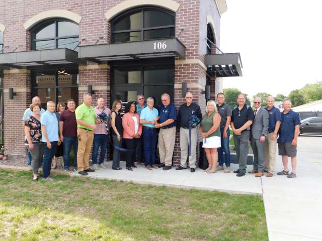 ttown vill hall ribbon cutting 7 1 21 640